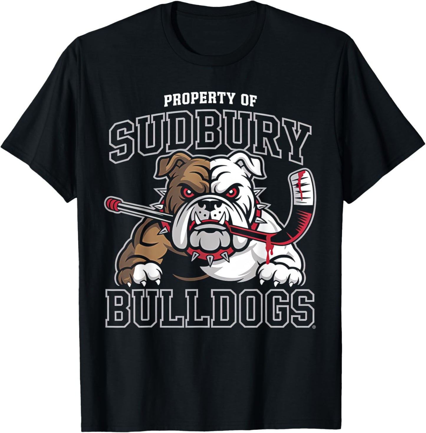 Property of Sudbury Bulldogs Fun Lover Hockey Sport T-Shirt