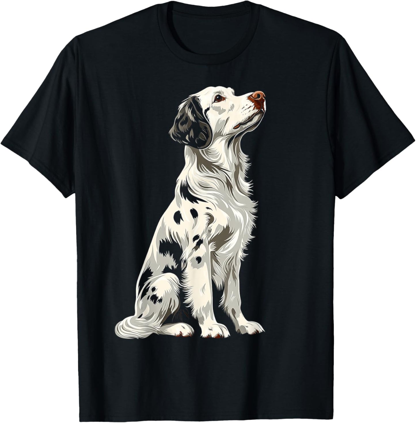 English Setter Dog Motif Pet Art English Setter T-Shirt