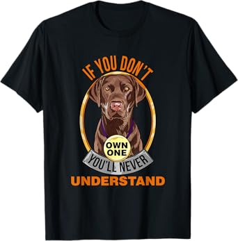 Chocolate Lab Shirt Chocolate Labrador Lover T-Shirt