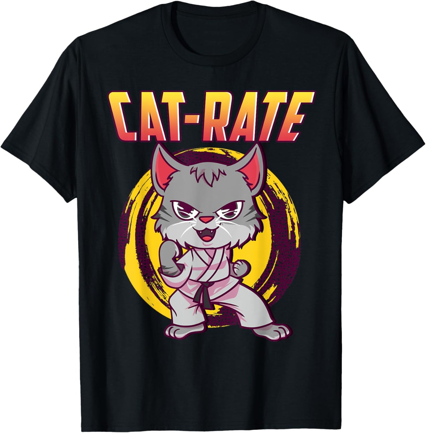 Cat-Rate Karate Cat T-Shirt
