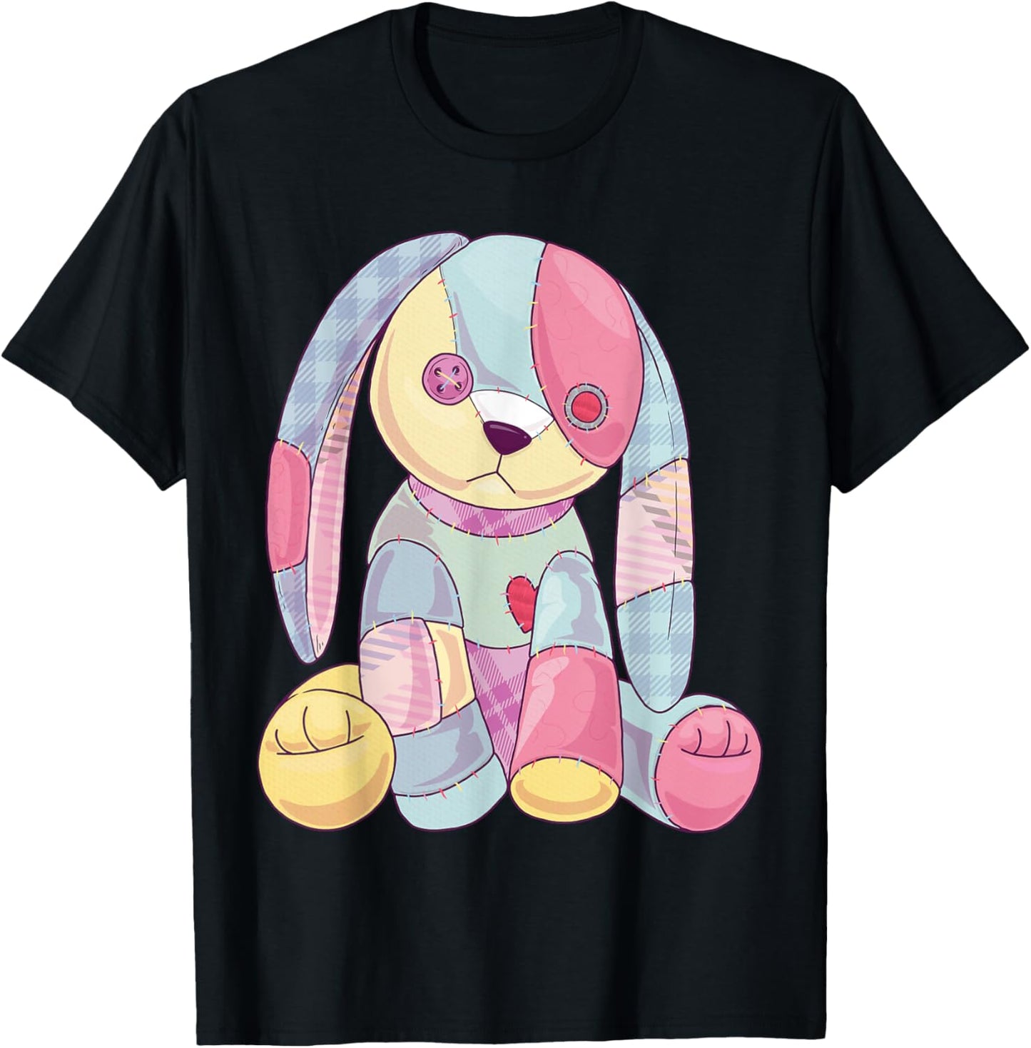 Pastel Goth Shirt Creepy Cute Witchy Bunny Aesthetic Rabbit T-Shirt