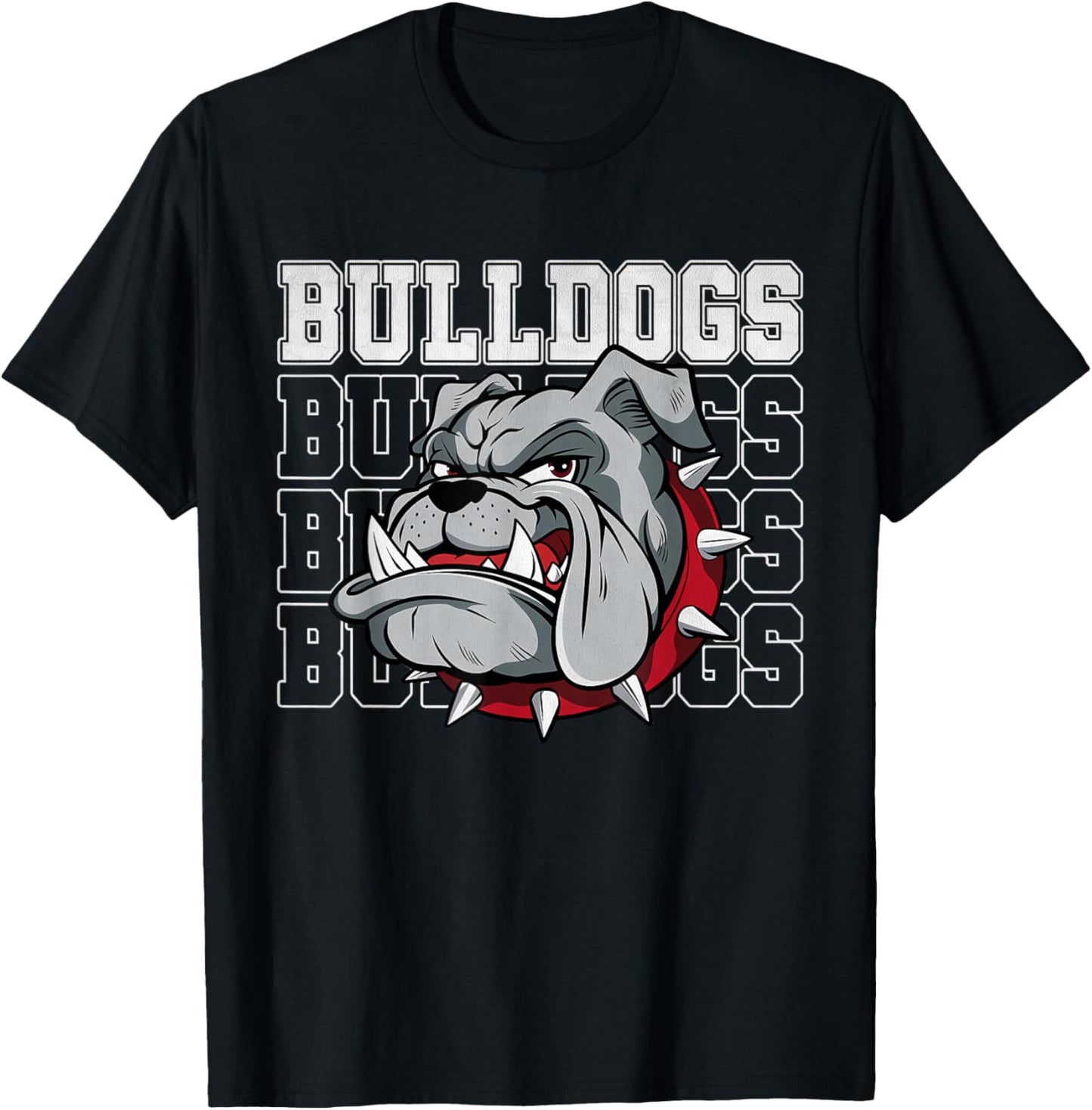 Vintage Bulldog Name Pride Apparel | Bulldog Name Styles 80s T-Shirt