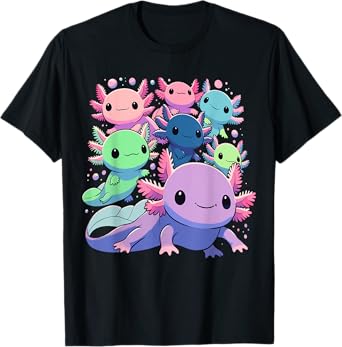 Axolotl Animals Kawaii Axolotls T-Shirt