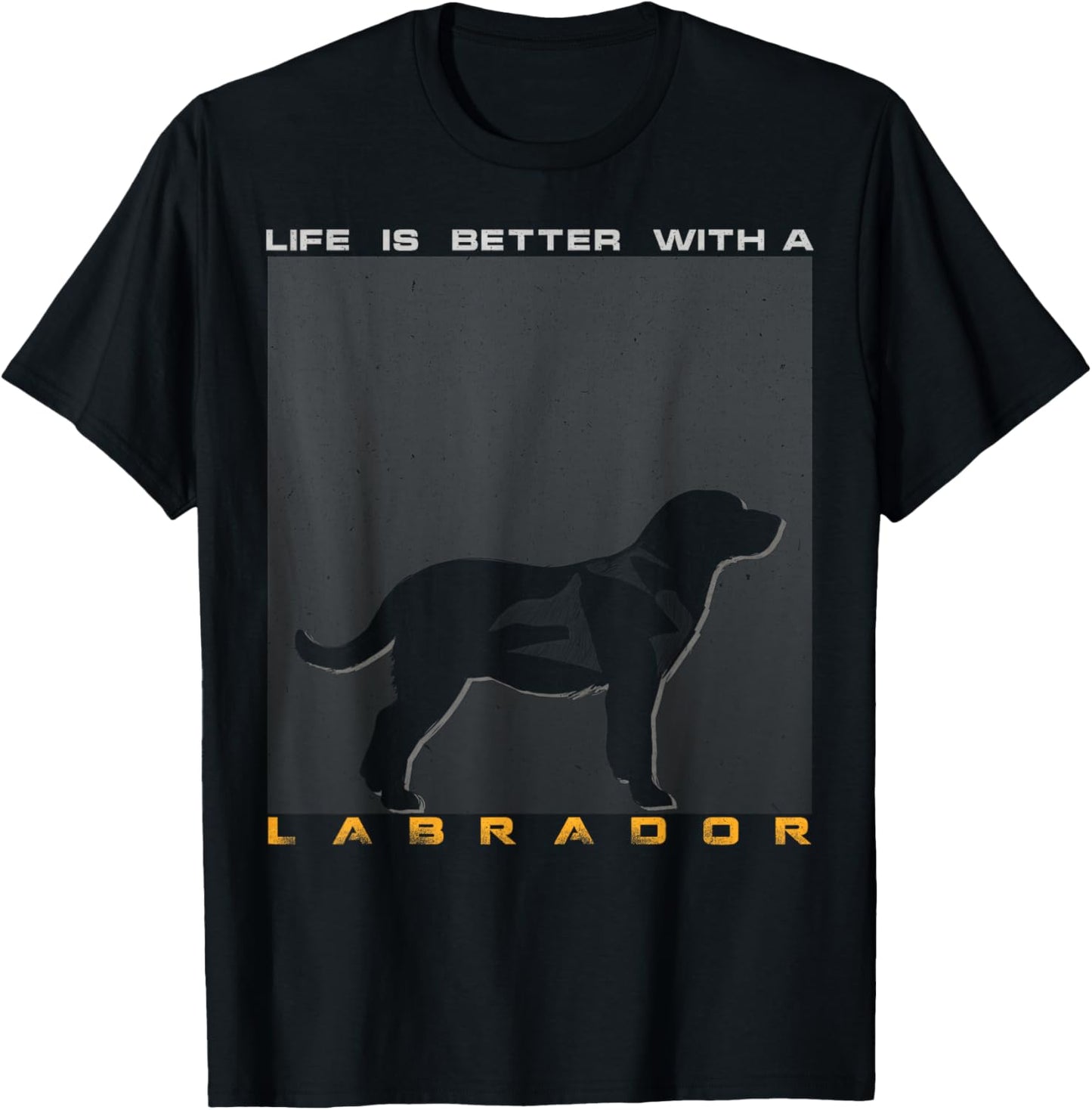 Vintage Life Is Better With A Labrador Dog Lab T-Shirt