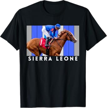 Sierra Leone Horse, Horse Racing Shirt, Del Mar, Santa Anita T-Shirt