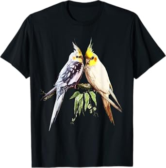 Love Cockatiel Women Parrot for pet Bird Lovers Cockatiel T-Shirt