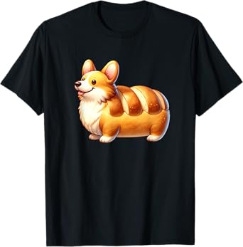 My Corgi Is Bread Cute Funny Corgi Loaf T-Shirt | Dog Lover T-Shirt
