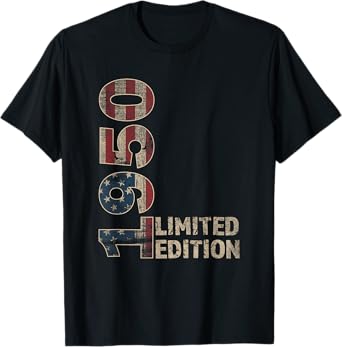 75th Birthday Gift men Vintage born 1950 turning 75 Year Old T-Shirt