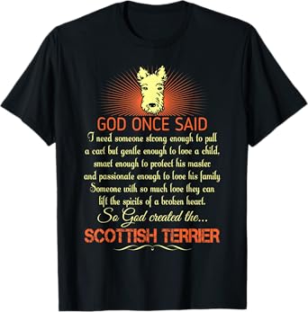 Someone With So Much Love God Made Scottish Terrier T-shirt