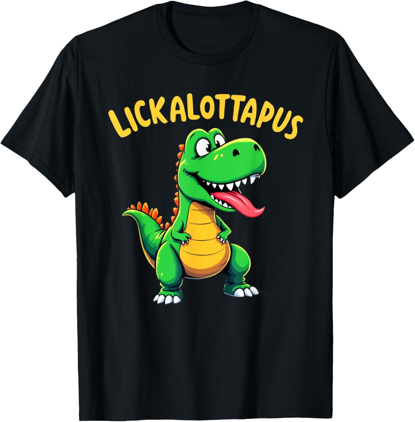 Funny Lesbian Lickalottapus Dinosaur Lover LGBTQ Pride Month T-Shirt