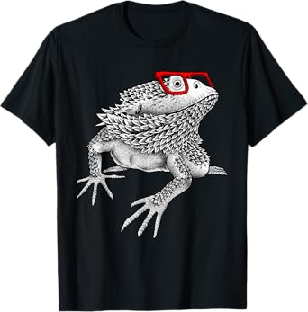 Bearded Dragon Art For Men Women Kids Bearded Dragon Lovers T-Shirt