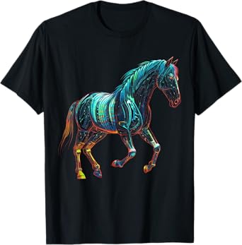Horse artwork, animal horse T-Shirt