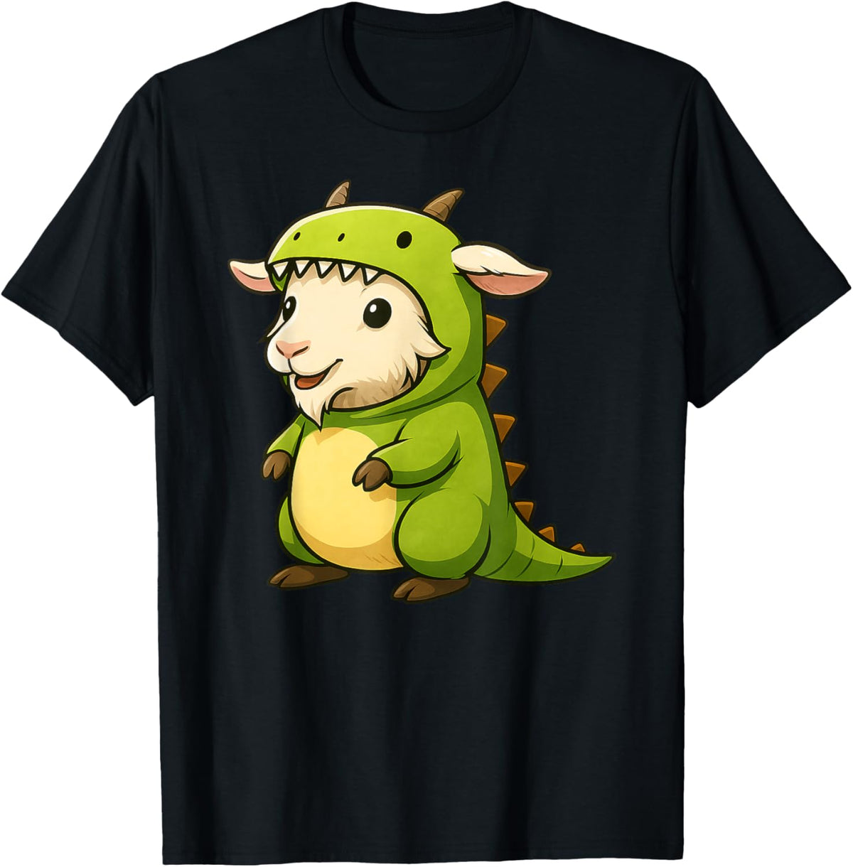 Baby Goat Animal Lover Dinosaur Costume Trex Boys Girls Kids T-Shirt