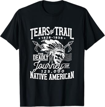 Trail Of Tears The Deadly Journey Of Native American T-Shirt
