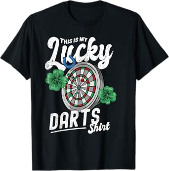 This is my Lucky Darts shirt Dart board horseshoe clover T-Shirt