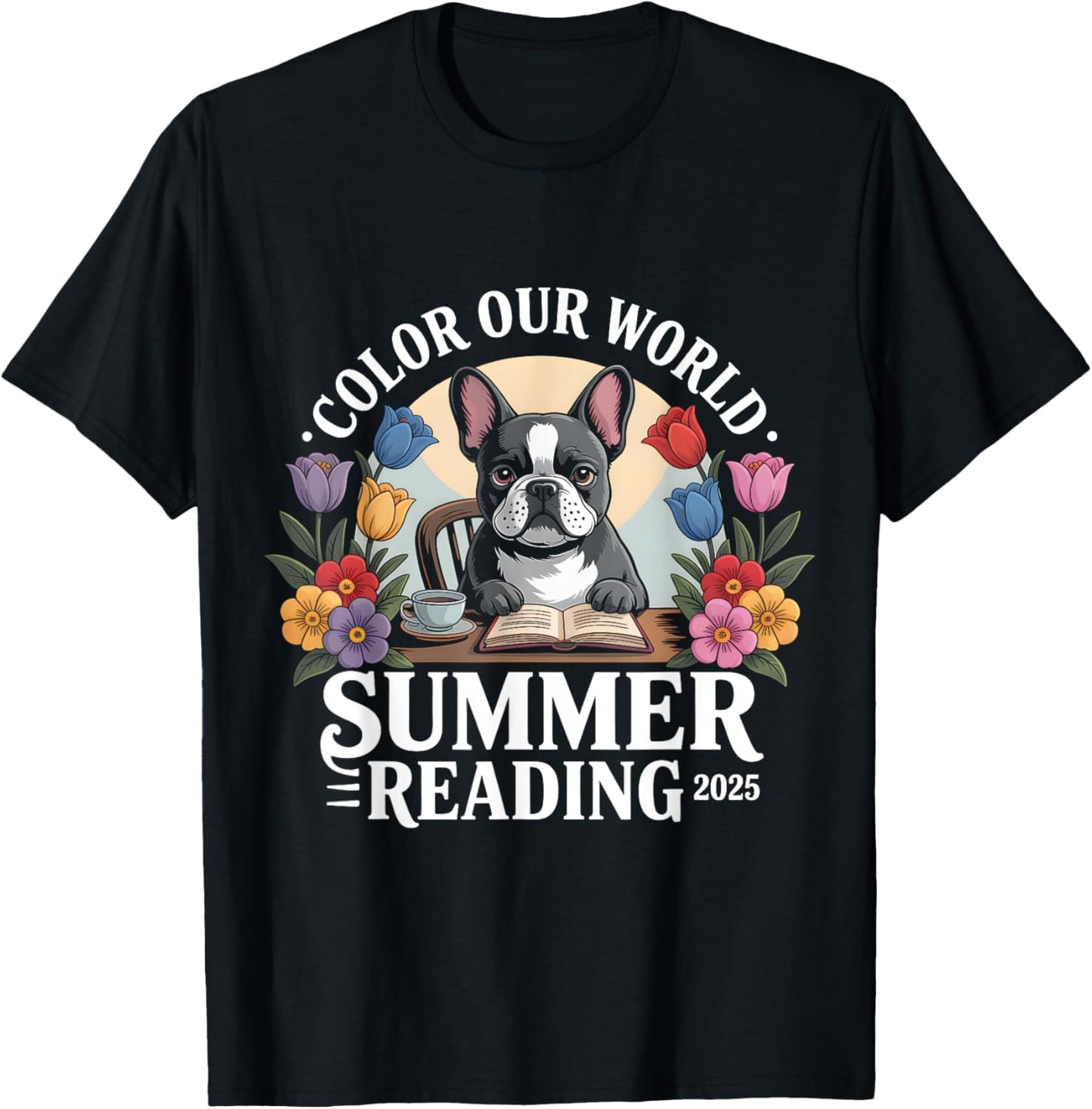 color our world summer reading dog T-Shirt