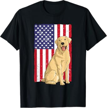 Cool Yellow Lab Art For Men Women Yellow Labrador Retriever T-Shirt