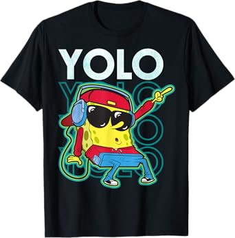 Spongebob SquarePants Yolo Cool Guy T-Shirt T-Shirt