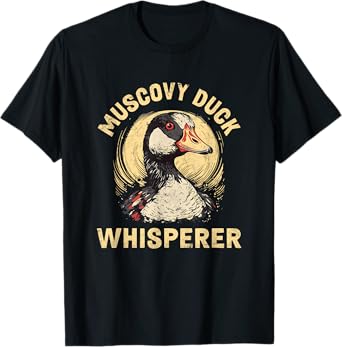Funny Quack Muscovy Duck Whisperer Duck Farmers T-Shirt