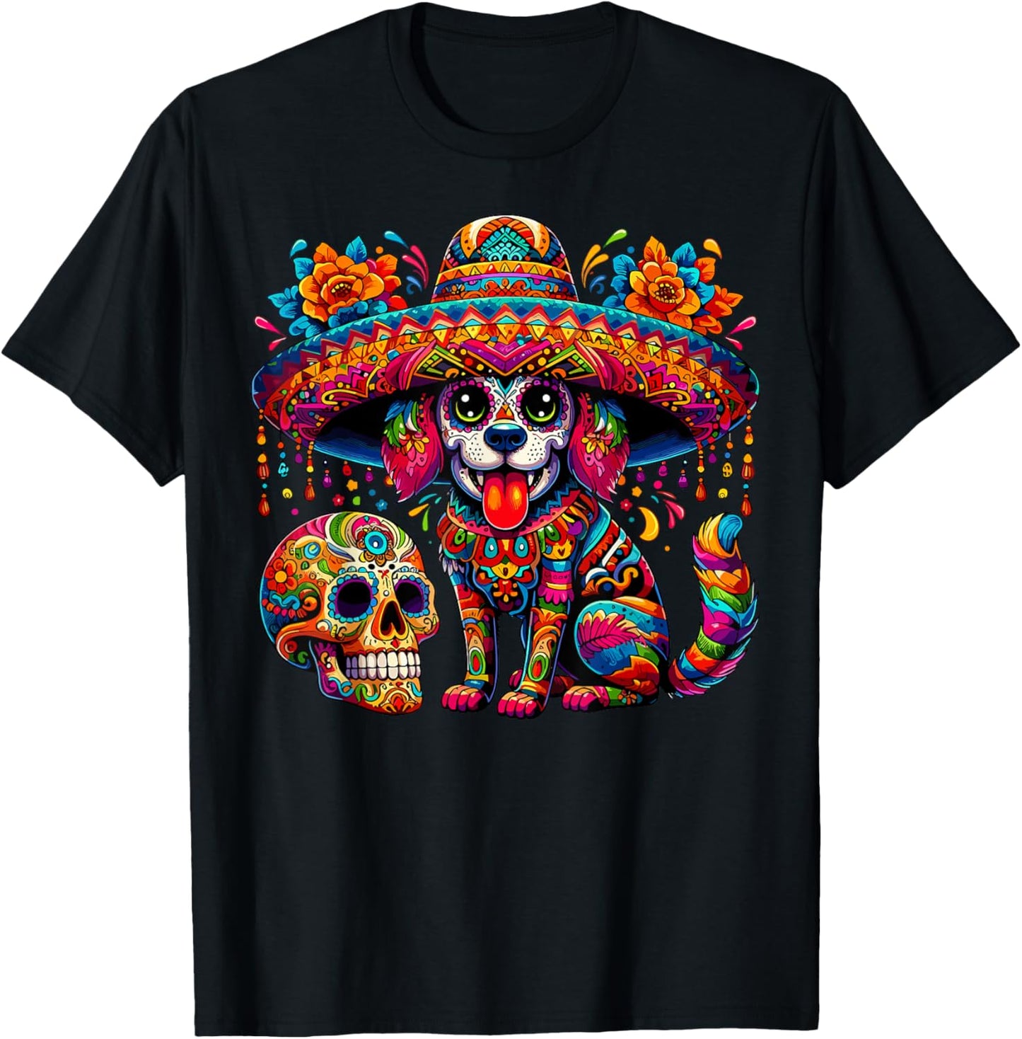 Cinco De Mayo Dog Lover - Funny Mexican Hat Dog T-Shirt