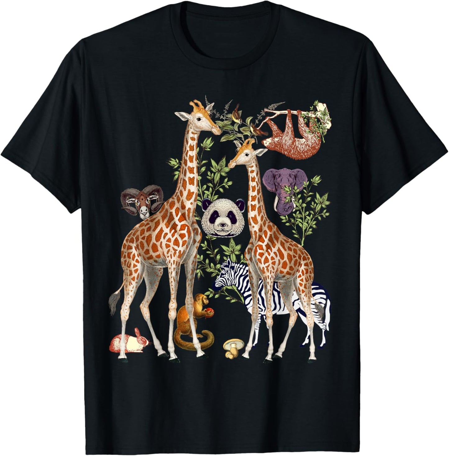 Jungle Animal Wildlife Safari Zoo Theme Wild Animals Forest T-Shirt
