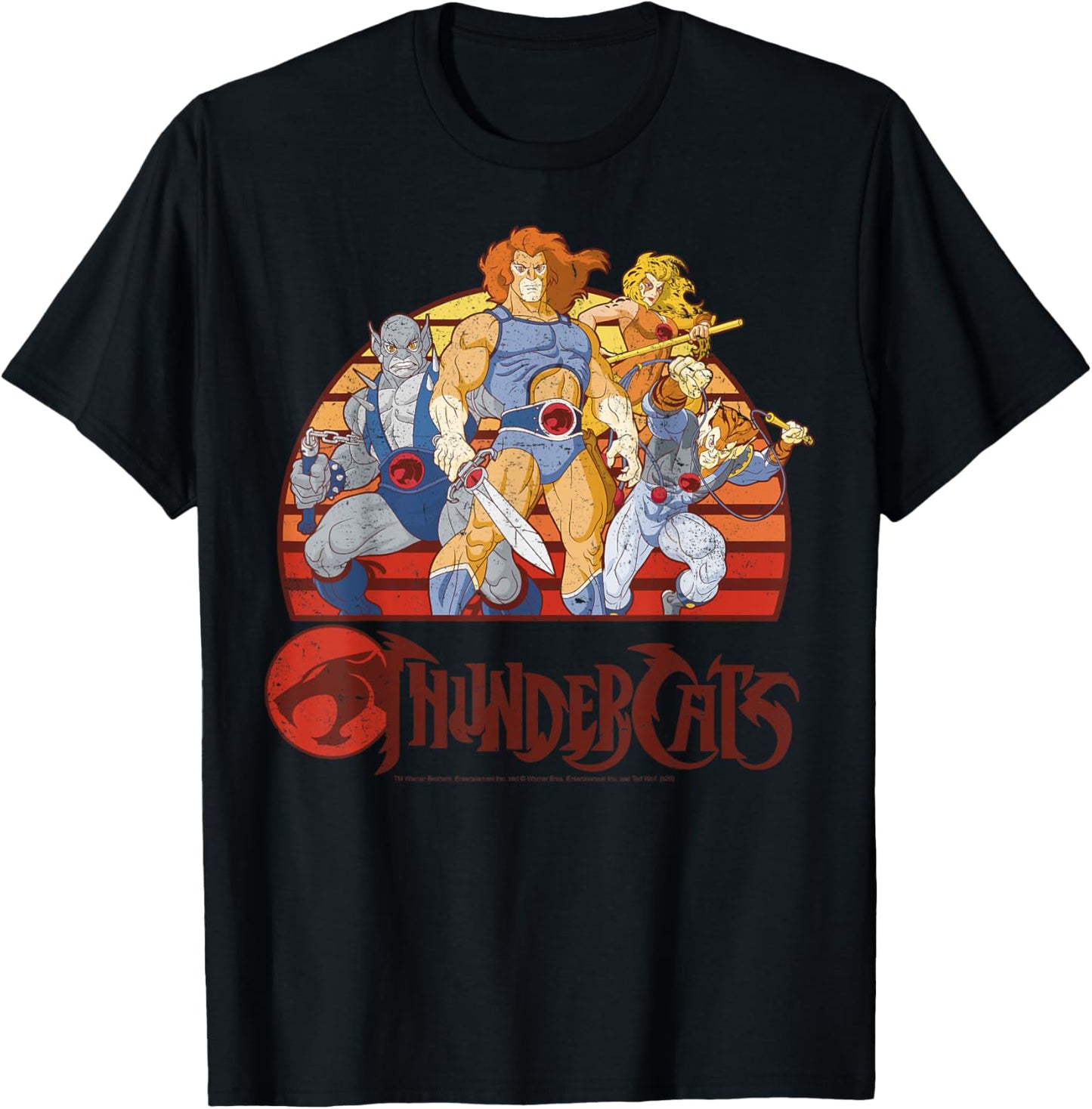ThunderCats Group Retro Sunset T-Shirt