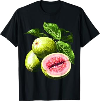 Guava Fruit Graphic Artwork Guava T-Shirt