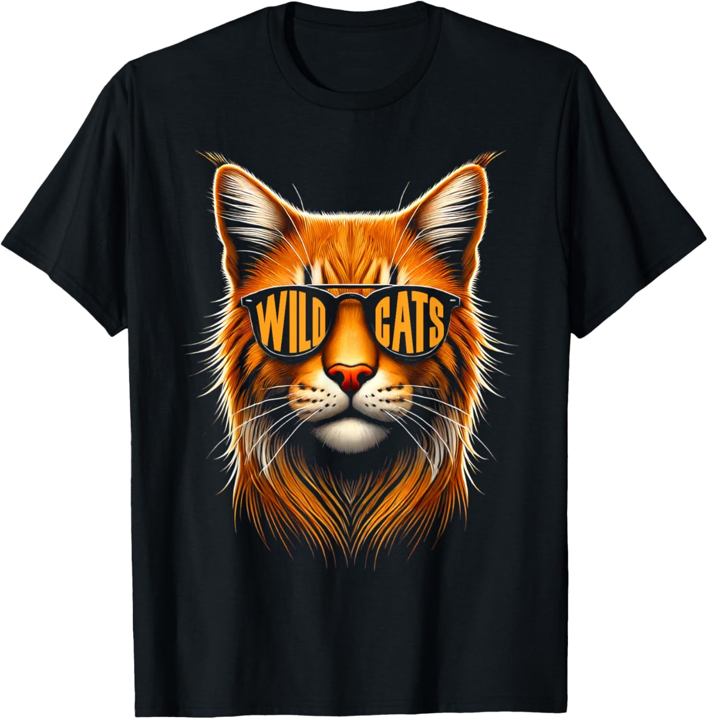 Vintage Wildcats Name Proud | Cat's Lovers Animal Evergreen T-Shirt