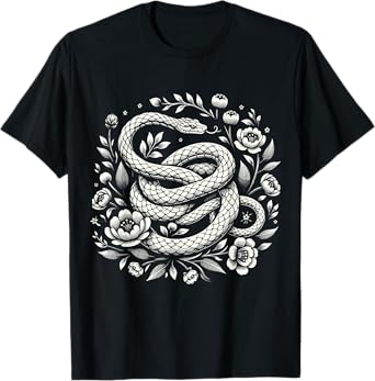 Floral Snake T-Shirt