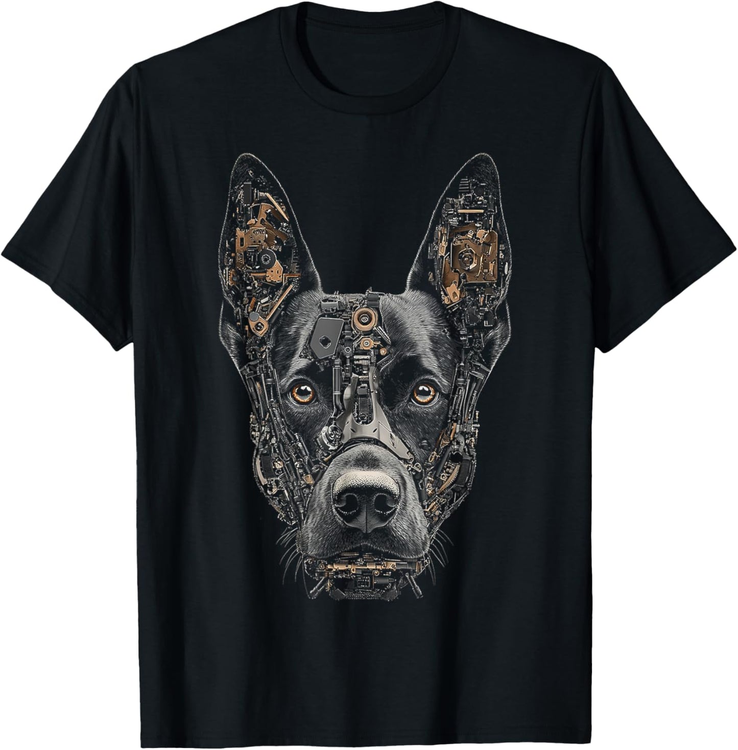 Belgian Malinois Dog Graphic Pet Art Belgian Malinois T-Shirt