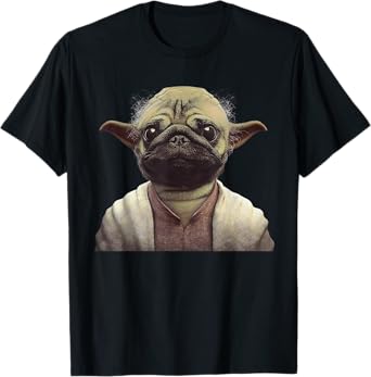 Pugoda Star Alien Pug Dog Great Gift Idea T-Shirt for Men Women Kids