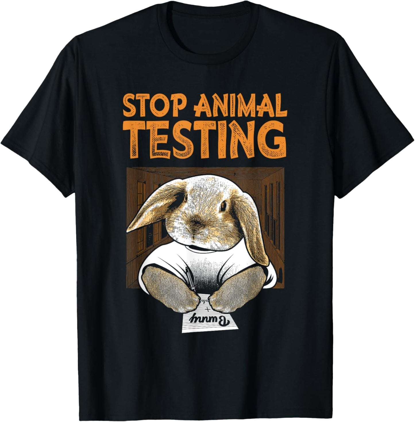 Bunny Shirt Stop Animal Testing Tee