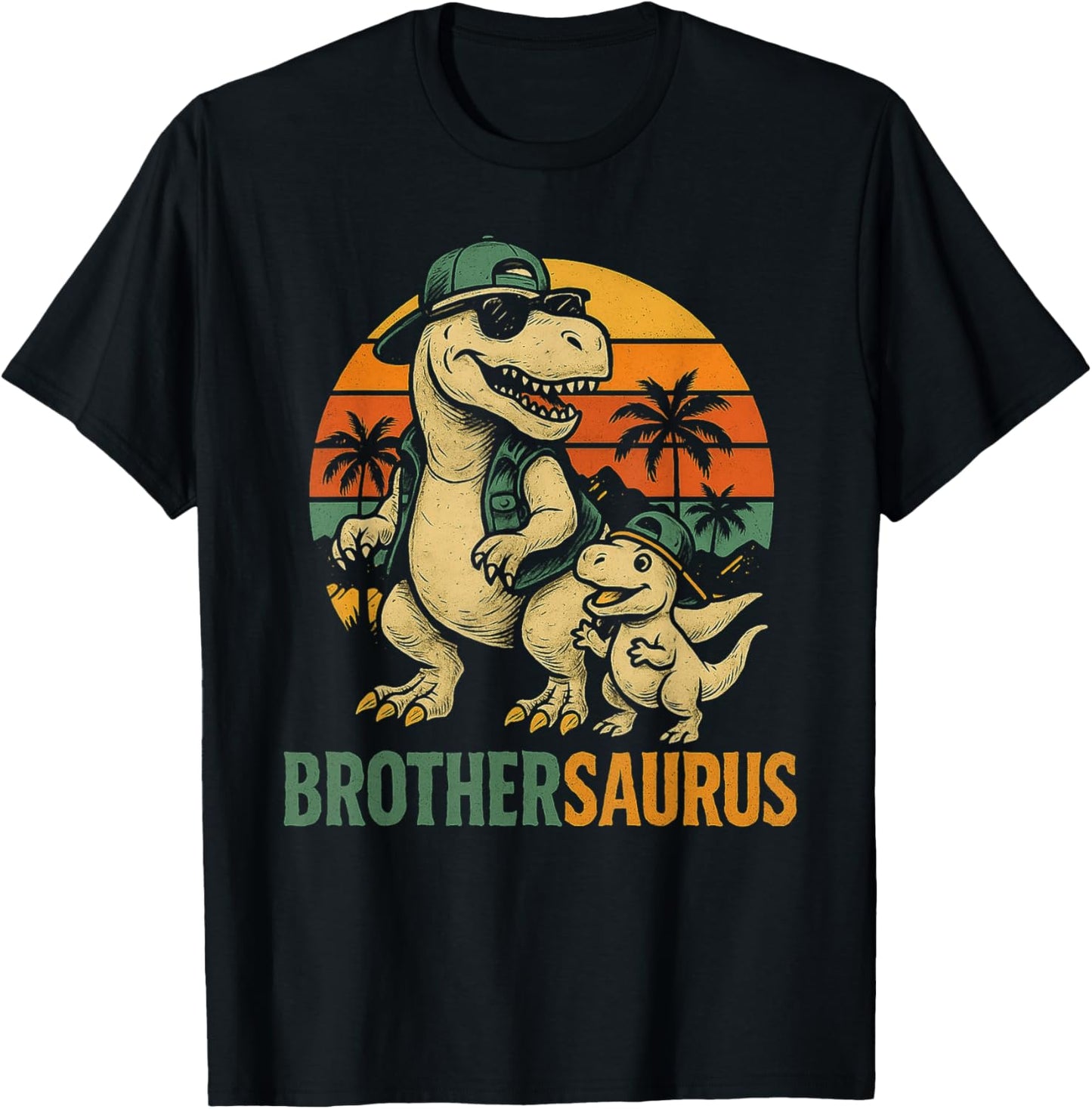 BrotherSaurus Dinosaur T-Rex Big Bro Brothers Matching T-Shirt