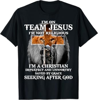Knight templar I’m On Team Jesus I’m Not Religious T-Shirt