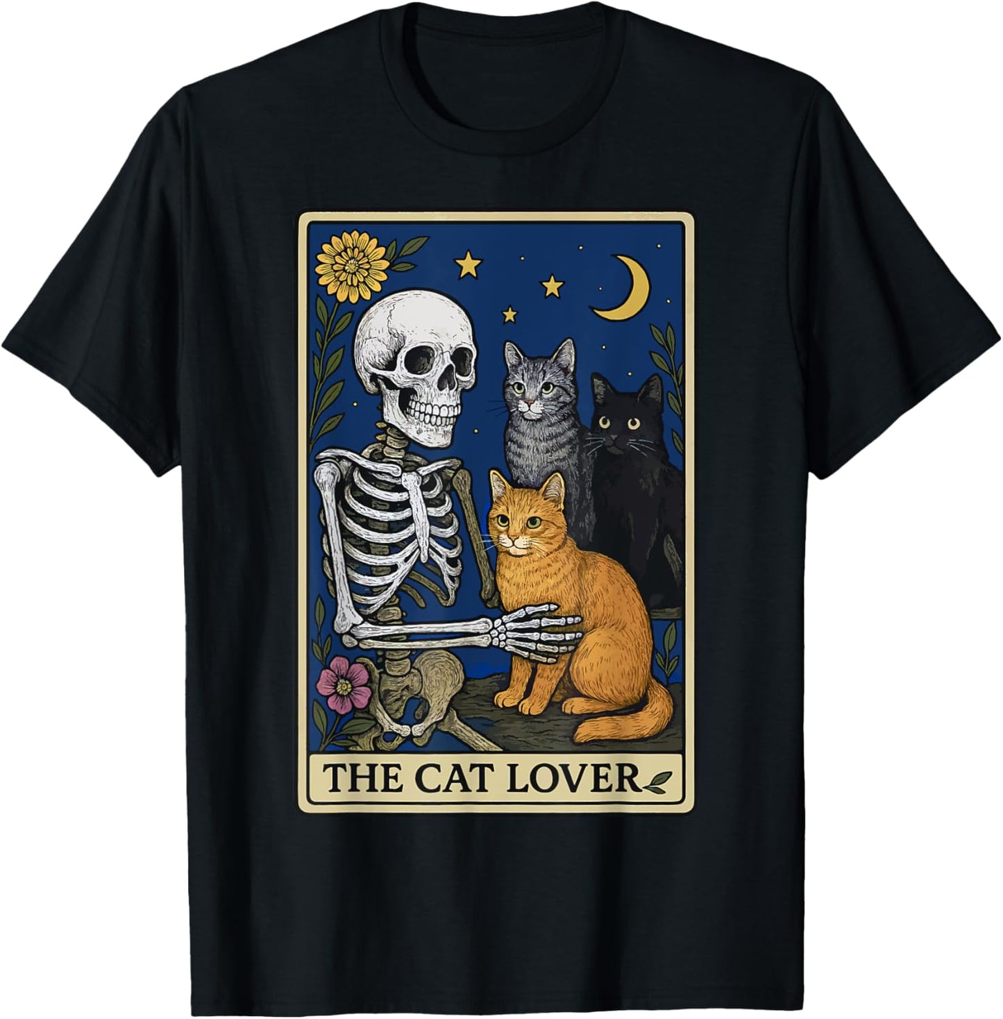 The Cat Lover Tarot Card T-Shirt
