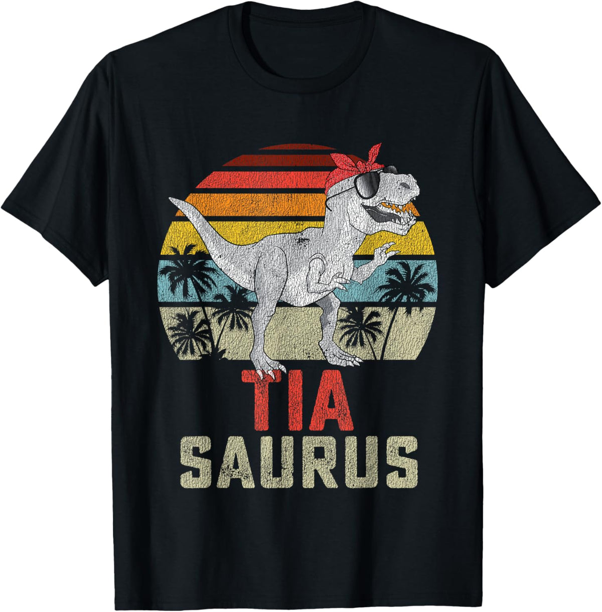 Tiasaurus T Rex Dinosaur Tia Saurus Family Matching T-Shirt