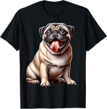 Pug Design T-Shirt