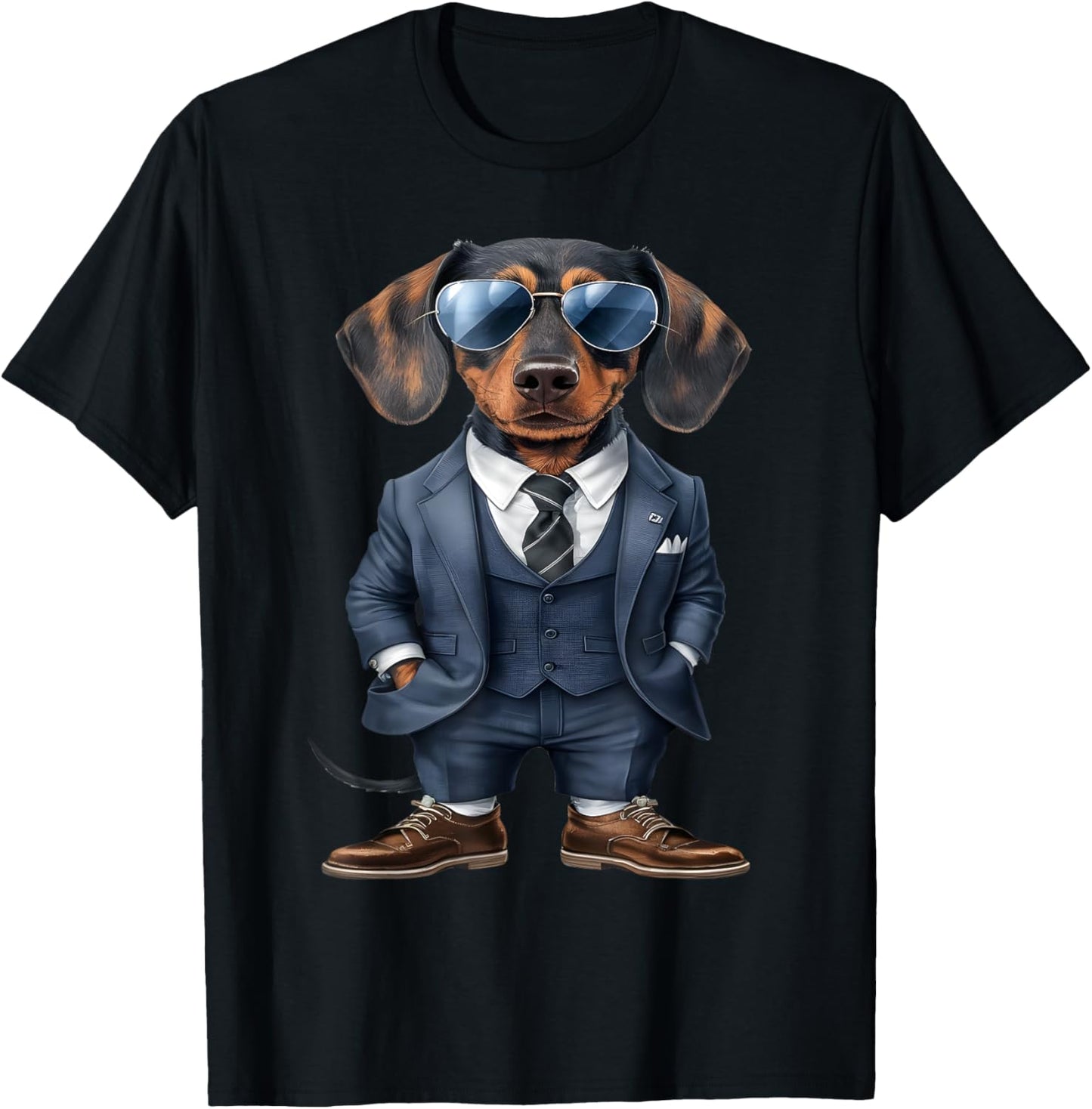 Dachshund Suit for Men and Women T-Shirt