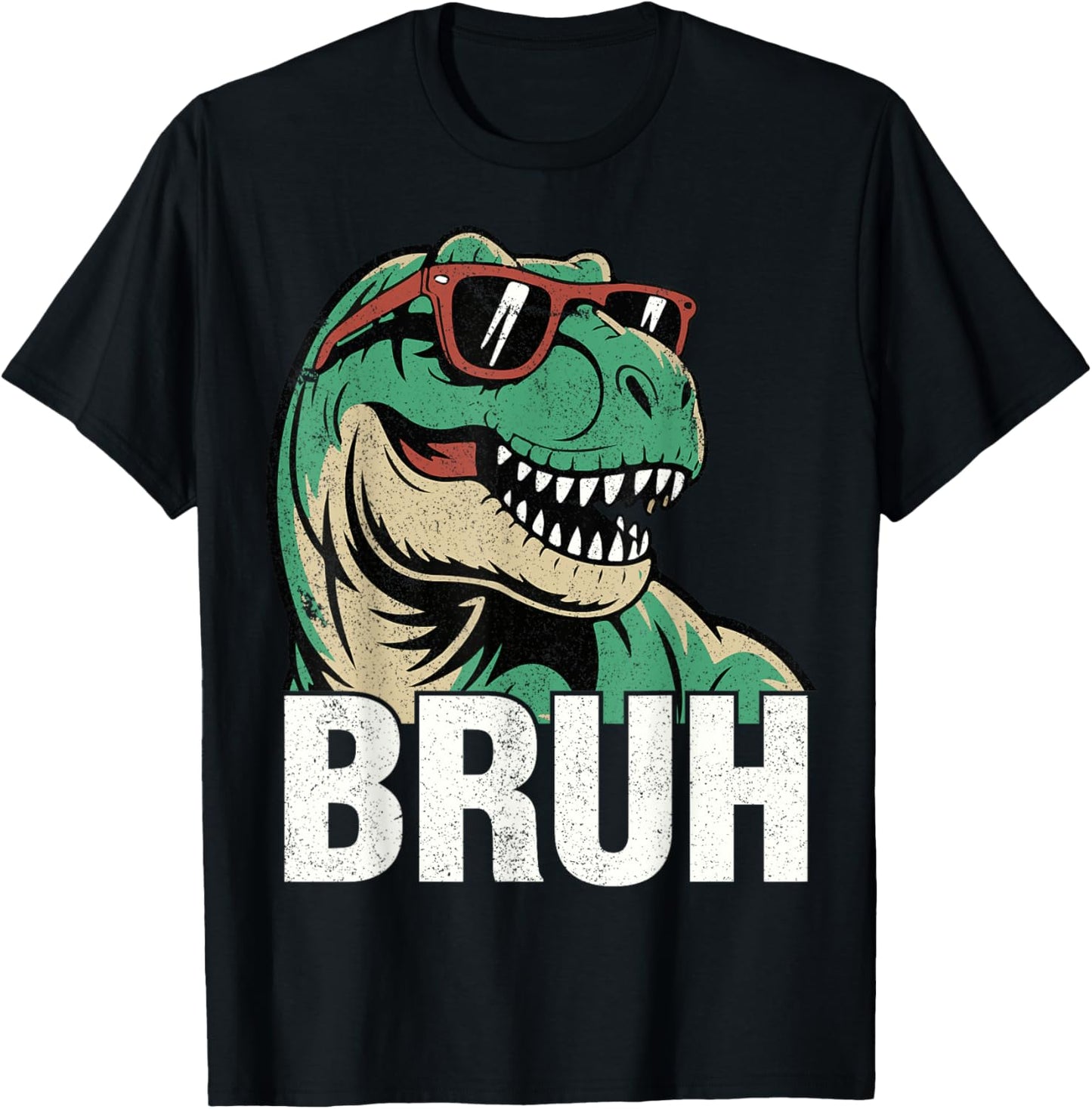 Bruh Dinosaur Boys Adult Toddler Kids T-rex Mens Dinosaur T-Shirt