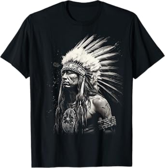 Native American Indian Design Warrior Native American T-Shirt
