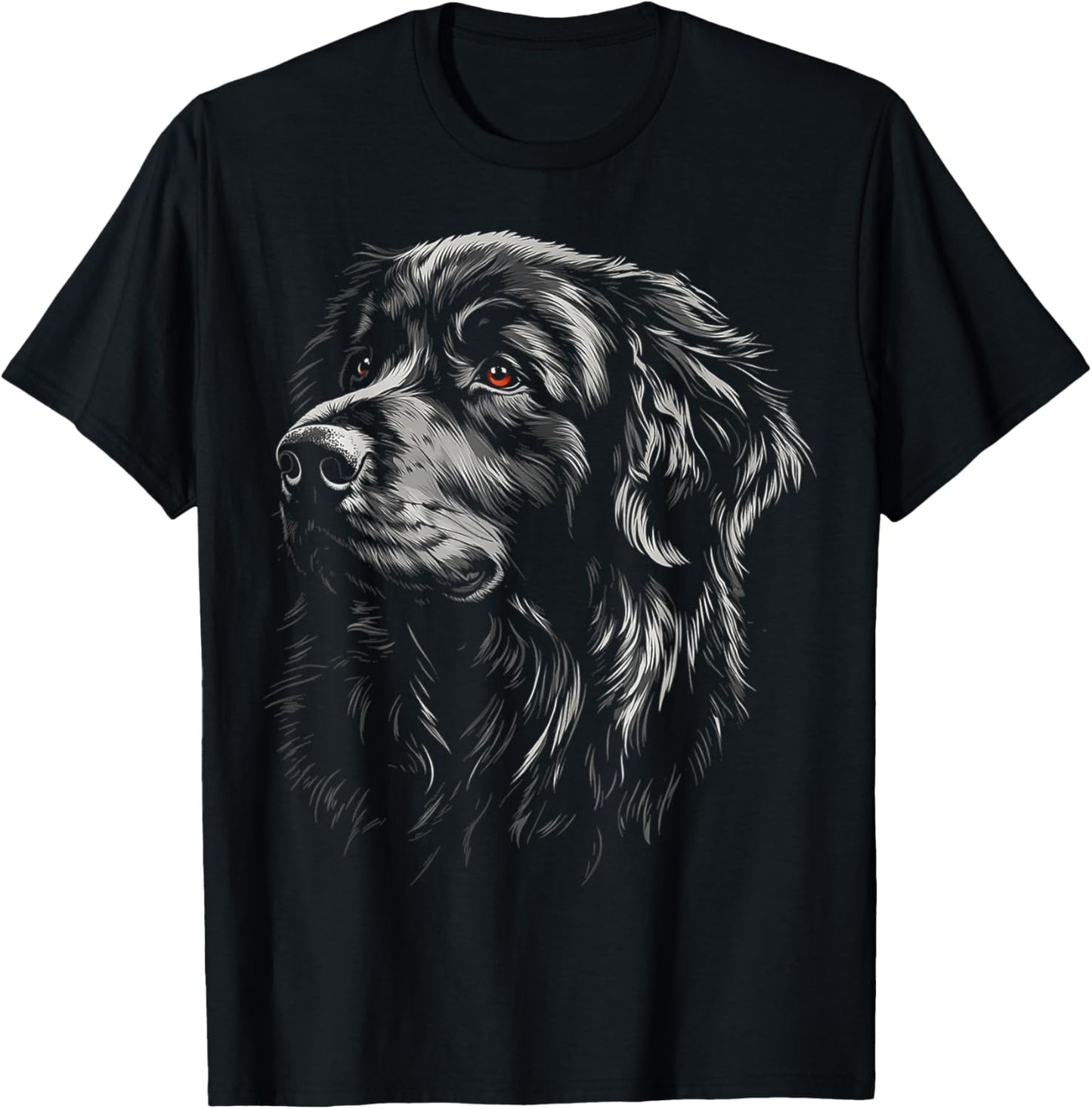 Newfoundland Dog Graphic Pet Art Newfoundland T-Shirt