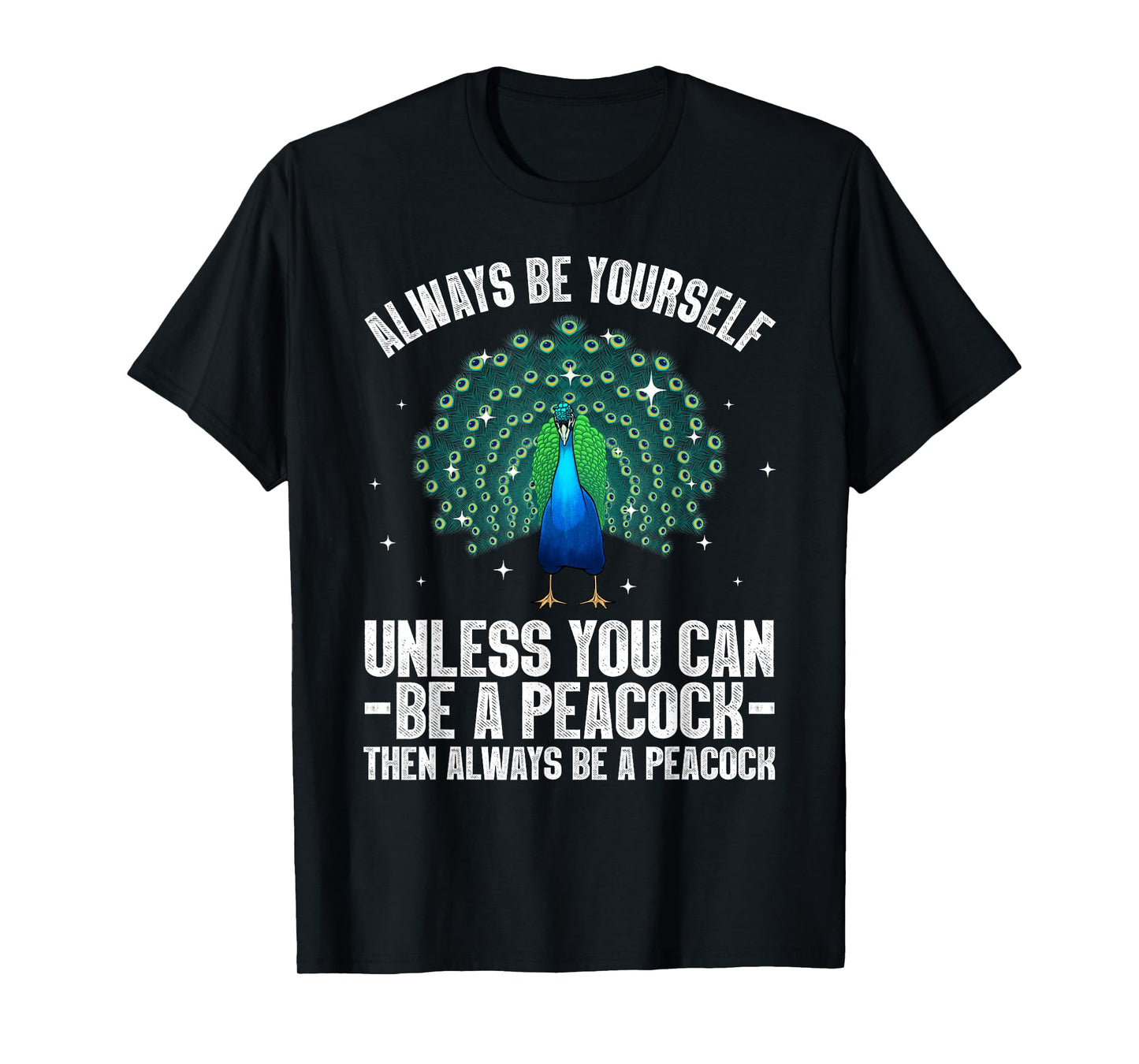 Cool Peacock Design For Men Women Kids Bird Peacock Lovers T-Shirt