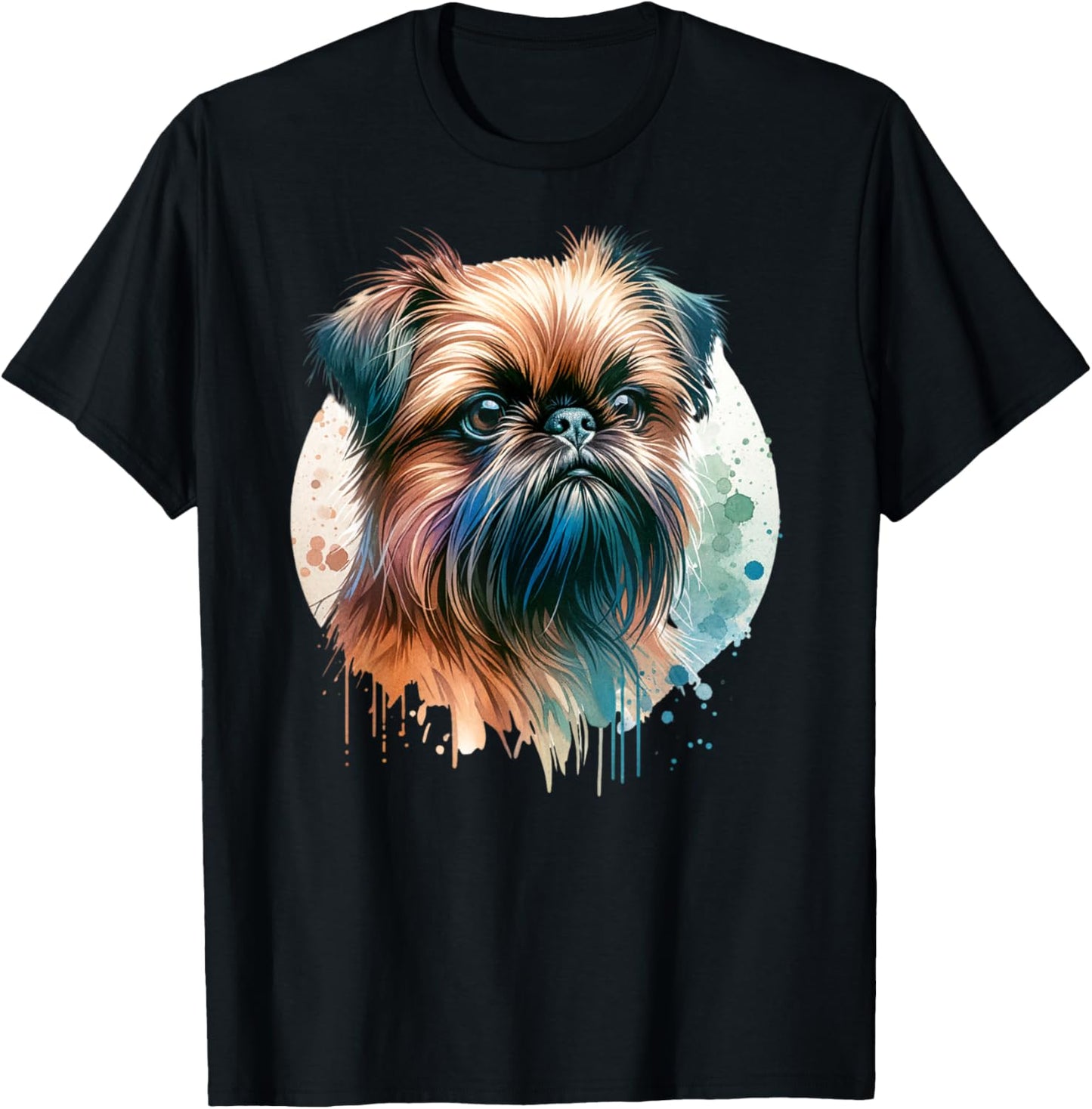Brussels Griffon Dog Breed Artwork T-Shirt