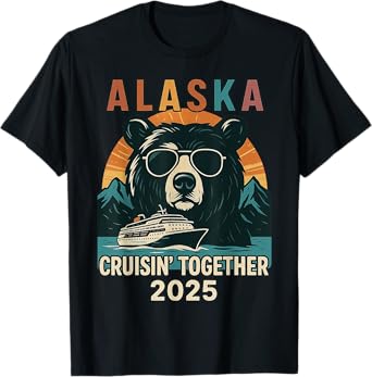 Matching Family Friends and Group Alaska Cruise 2025 T-Shirt