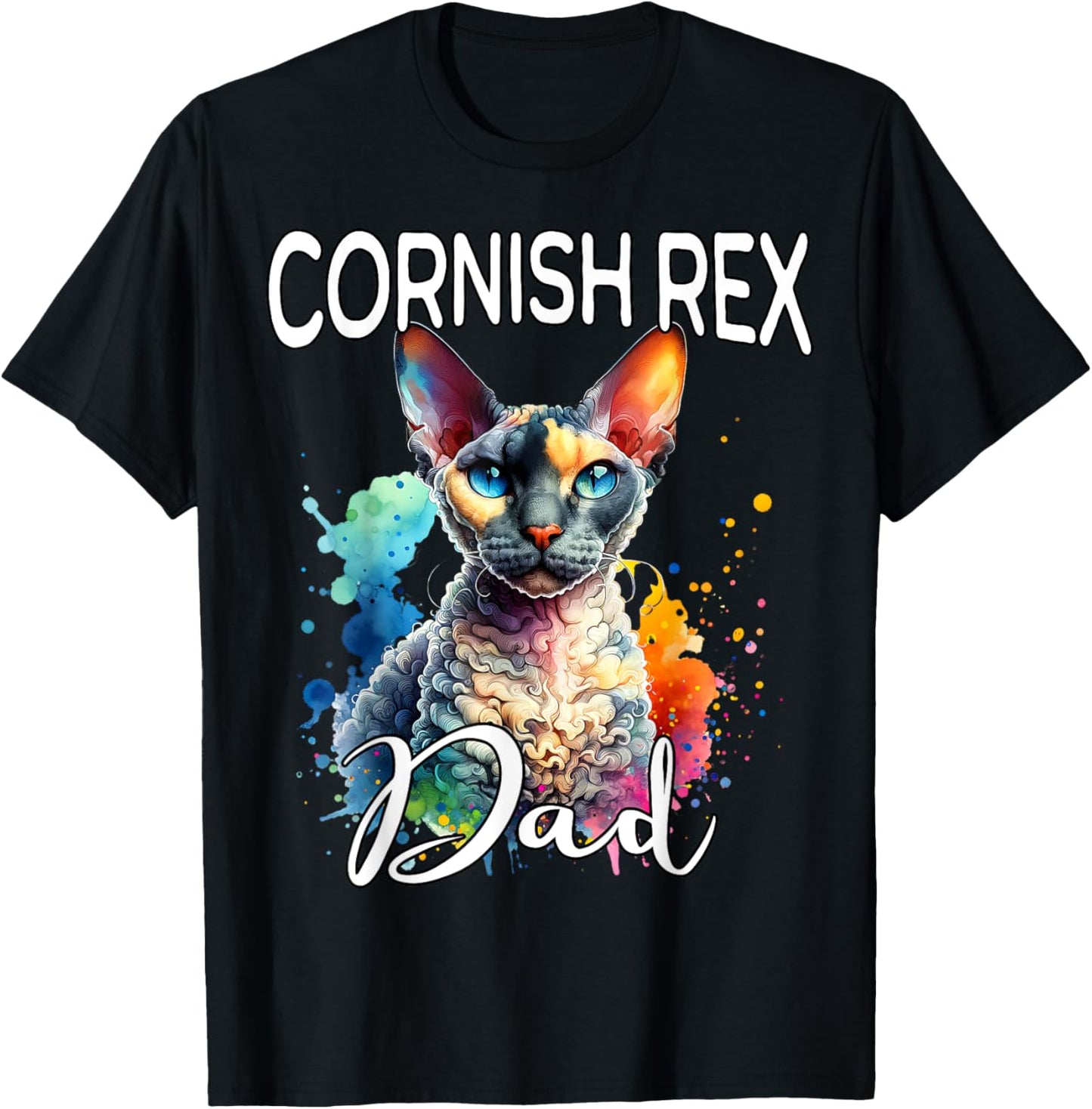 Cornish Rex Dad Cornish Rex Cat T-Shirt