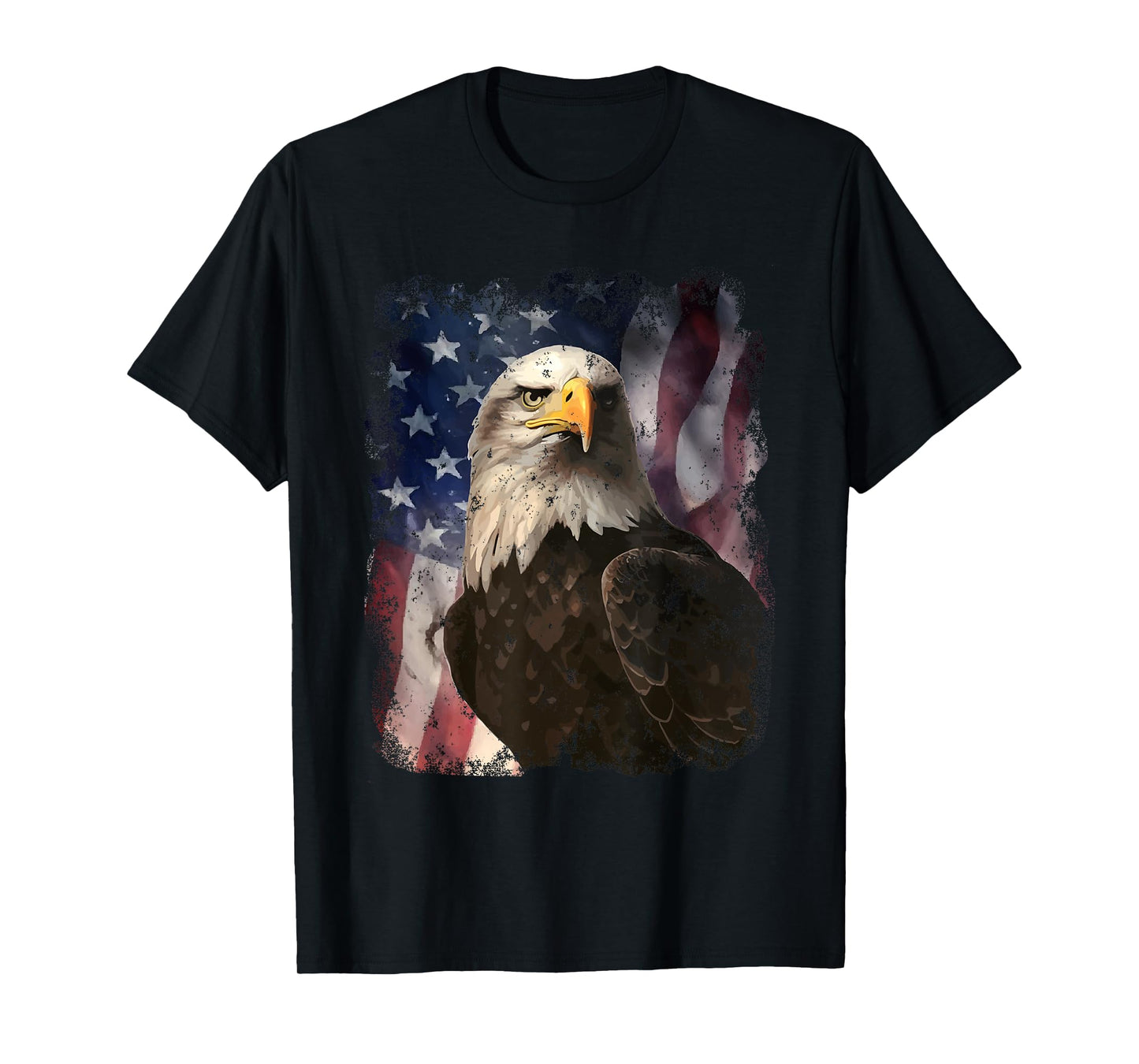 Patriotic Eagle 4th Of July USA American Flag T-Shirt
