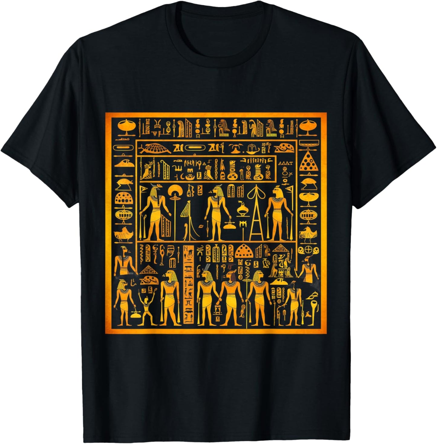 Ancient pharaoh Egypt word language Hieroglyph pyramid trip T-Shirt