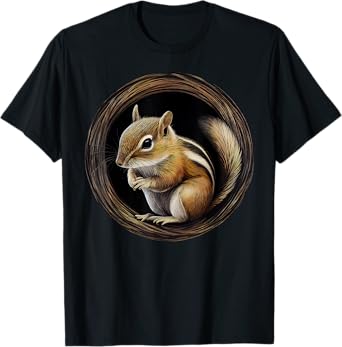 Chipmunk Animal Lover Wildlife Chipmunks T-Shirt
