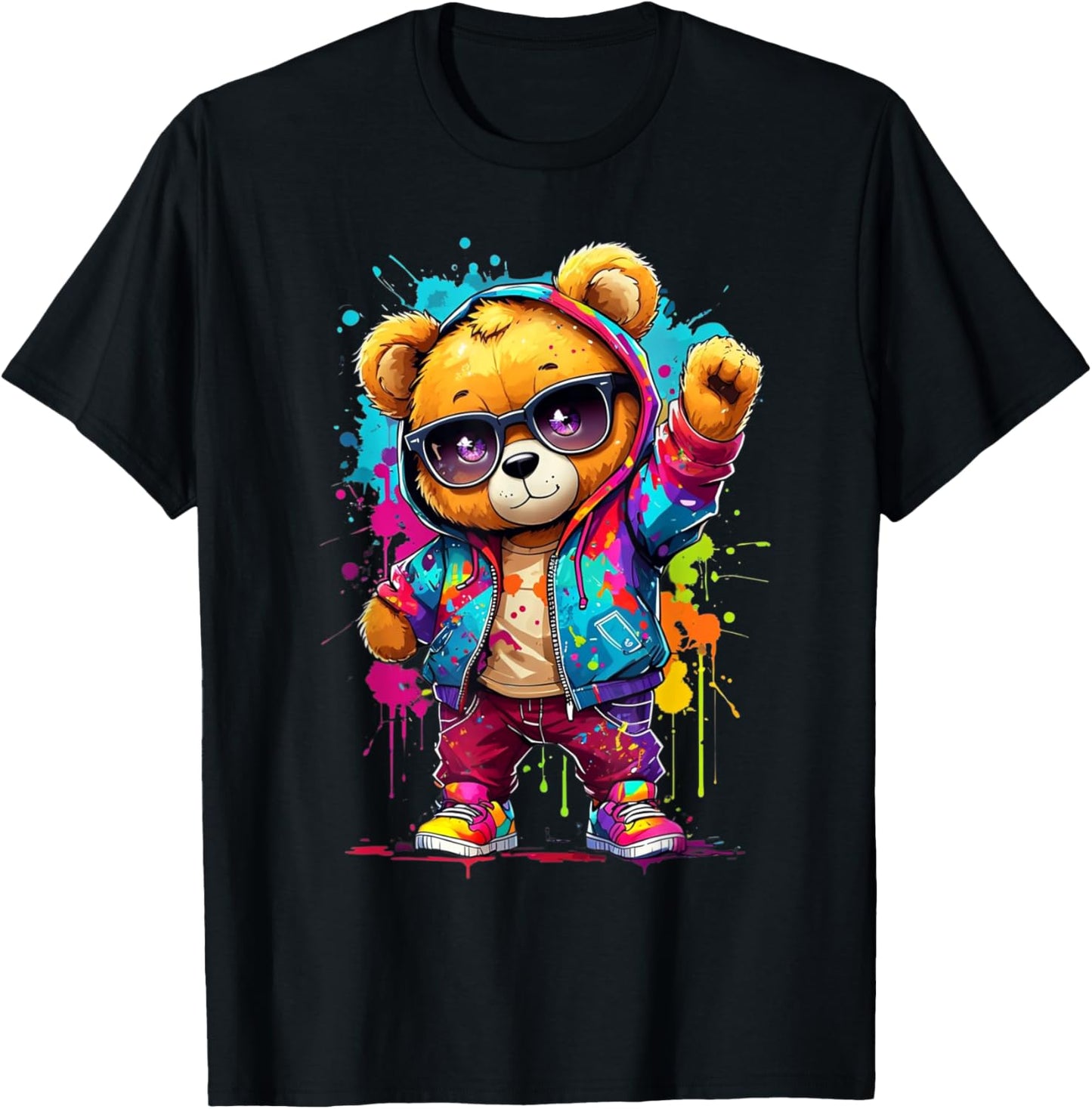 Funny Teddy Bear Art For Men Women Kids Teddy Bear Lover T-Shirt
