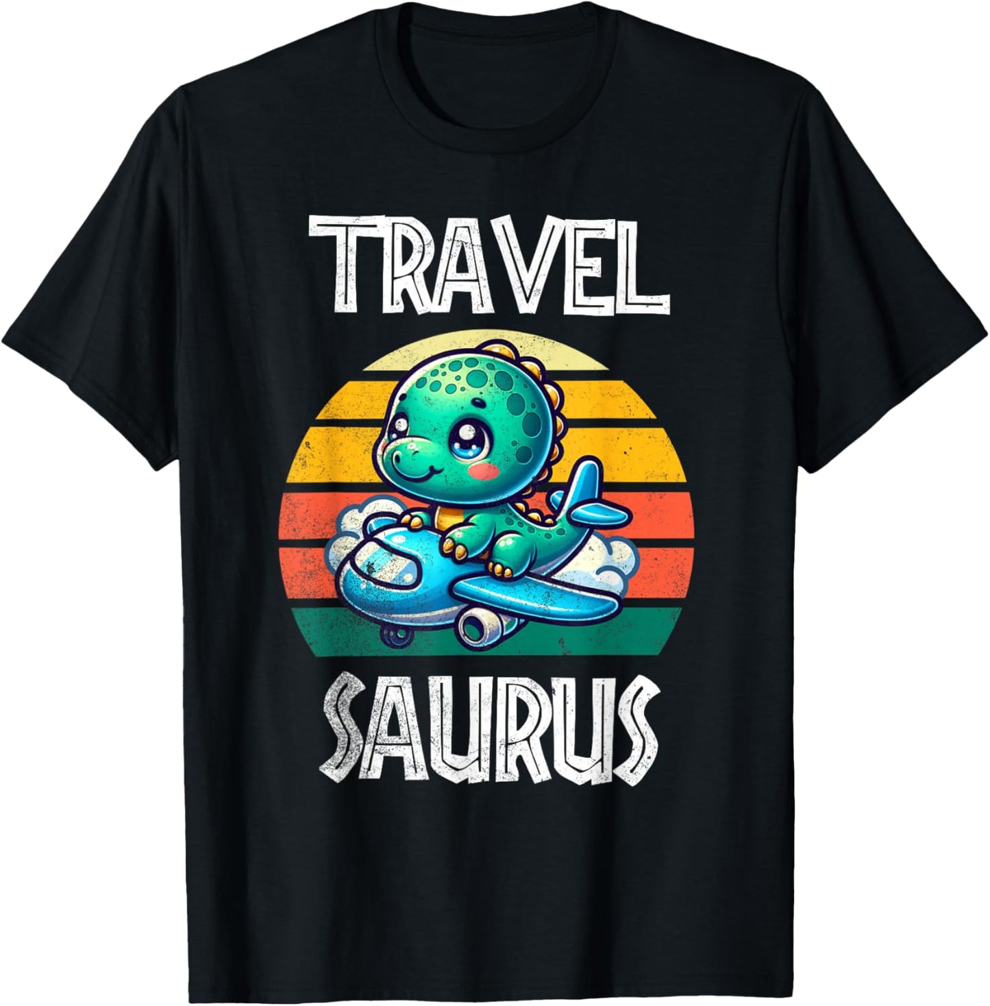 Travel Saurus Funny T-Rex T-Shirt